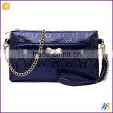 Simple Luxury Blue Shoulder Bag for Women Leather Handbags Italy thumbnail-1