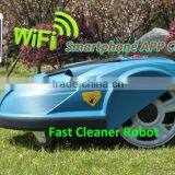 Smartphone App Control Robot Grass Mower/programmable Gardening Tool Automatic Recharged, LCD Touch Display thumbnail-2