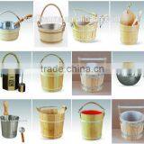 Wooden Sauna Bucket wood sauna ladle sauna accessories