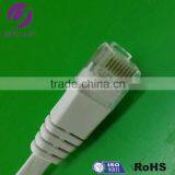 High Quality White Flat RJ45 Cat6 Crystal Flat Ethernet Cable thumbnail-2
