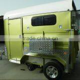 2 Horse Straight Load Deluxe Horse Floats With Kitchenette Bunk Beds Inside thumbnail-1