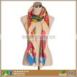 2016 New Design Women Artistic Print Jacquard 100% Scarf Acrylic Sale