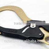 Gold&Black Double Lock Quick Release Lineman Metal Snap Hook thumbnail-3