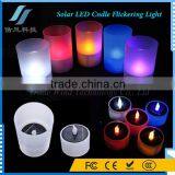 Solar LED Candle Light Flameless Tea Candle With Cup thumbnail-6