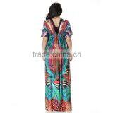 Hot Long Beach Skirt Fat Bat Sleeve L Ice Soft Silk Dress thumbnail-3