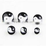 Wholesale Piercing Jewelry Yinyang Ear Logo Plugs/tunnels Body Jewelry/ thumbnail-1