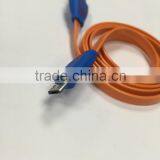 USB 3.0 Flat Data Cable Smiley Face Indicator Light for Samsung Galaxy Note 3 N9000 thumbnail-1