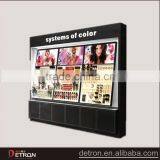 Supermarket wooden rack custom retail display