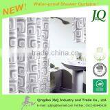 China Wholesale Polyester Thick Graphic Printed Shower Curtain thumbnail-1