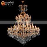 Maria Theresa Luxury Home Decor Golden Crystal Pendant Chandelier Lamp Om15
