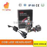 DDL Super Bright 30W 9006 Vehicle Car Led Headlight Bulbs for Cars H1 H3 H11 H16 H4 H13 9006 LED Headlight