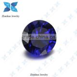 round shape high temperature resistance lab created 112# blue spinel