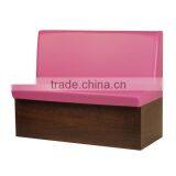 Modern MDF/Plywood Base Restaurant Booth Sofa Wooden Booths for Sale thumbnail-1