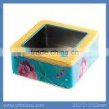 Window Tin Luxury Gift Box Packaging for Mugs