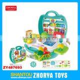 Zhorya 23PCS Wholesale Kids Multi-function Supermarket Baby Toys Fruit Market Play Set thumbnail-1