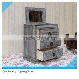 Wooden Jewelry Cabinet, Make up Storage Cabinet, Living Room Furniture thumbnail-4