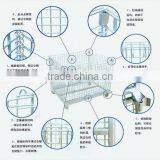 Warehouse Folding Wire Container,storage Cage thumbnail-5