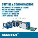 Keestar PP woven bag automatic cutting and sewing machine, non woven bag cutting and sewing machine