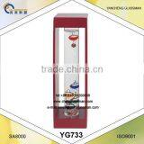 Galileo Thermometer With Wooden Frame YG733 thumbnail-1