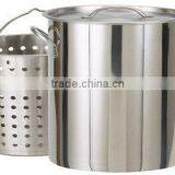 Stainless Steel Cooking Pot With Steamer thumbnail-1
