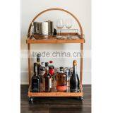 Wooden Rolling Beer Carrier thumbnail-2
