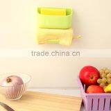 Q1100 Wall Box Strong Adhesive Kitchen Bathroom Plastic Storage Box thumbnail-3