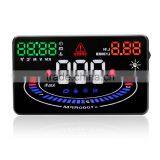 OBD2 Car Multi-color New HUD Head Up Display System 5.5 Inch HUD E300 Display Local Time thumbnail-1