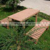 Wood Plastic Composite Outdoor Garden Funiture/Table and Bench thumbnail-1