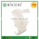 Lovely White Rabbit Ceramic Animal Figurines thumbnail-1
