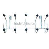 Over the Door 5 Hook Organizer Rack (Black) thumbnail-1