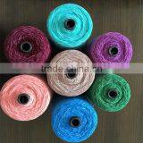 Wholesale Dyed Polyester Chenille Yarn Nm6 Acrylic-like Fancy Yarn for Sale thumbnail-2