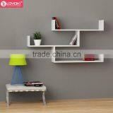 3 Tier Wooden Wall Rack Wholesale Hanging Wall Shelving for Home Wall Art Decor Floating Shelf