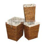 Rush Laundry Basket,Straw Laundry Basket,Rush Laundry Storage Basket HX13-566 thumbnail-1