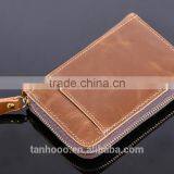 RFID Protection Men Leather Passport Holder Mobile Phone Card Holder