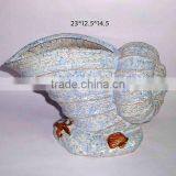 Antique Shell Shape Ceramic Garden Planter thumbnail-1