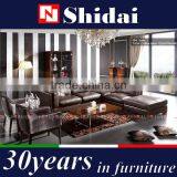 Modern Top Grain Leather Sectional Right Chaise Down Feather Wine Sofa 984 thumbnail-1