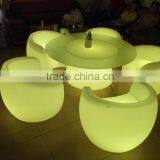 2 Years Warranty Fashion Lighting Plastic Beautiful Design LED Sofa & Table With 16 Colors Change by Remote Control thumbnail-4