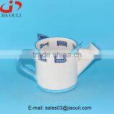 Popular Design Home Decoration Watering Can Shape Ceramic Flower Pot, Plant Pot thumbnail-3