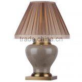 BISINI Luxury Antique Decorative Gray Ceramic Desk Lamp thumbnail-1