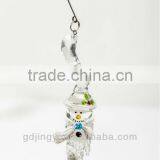 Acrylic Snowman Head Icicle Xmas Hanging Decorations thumbnail-4