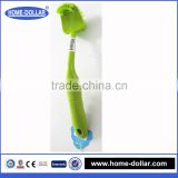 Duplex strong high quality decontamination toilet cleaning brush/removable double-sided curved toilet brush