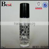 10ml Glass Roll on Bottle Mold Silk Screen Printing Perfume Bottle Glass With Stainless Steel Roller Ball China Supplier thumbnail-1