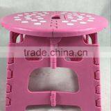 Plastic Round Mini Portable Folding Stool for Kids thumbnail-2