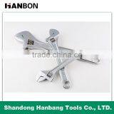 Chrome Plated Adjustable Wrench/Spanner thumbnail-1