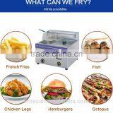 Commercial Kitchen 1 Tank Stainless Steel Gas Deep Fryer thumbnail-5