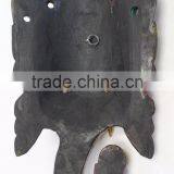 Hand Crafted Wooden Mask of Hindu Lord Ganesh Wall Hanging Made In Nepal thumbnail-4