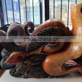 Dragon Mask Wall Hanging Decor Handmade in Nepal thumbnail-2