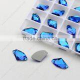 Exotic Axe Shape Crystal Sew on Stones Applique on Dresses/bags/shoes Factory Direct With High Quality! thumbnail-2