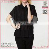 High Fashion Trendy Designed Batwing Sleeves Female Office Uniform Designs Ladies Fancy Tops thumbnail-1