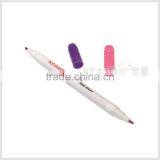 Kearing Brand Fabric Garment Air Erasable Self Vanishing Violet+pink Color Dual Tipped Air Erasable Marker # AT10-VP thumbnail-5